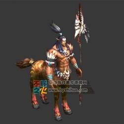 妖怪 士兵 部落 男人马模型