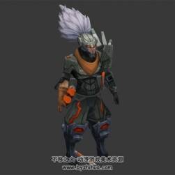 英雄聯(lián)盟 LOL 疾風(fēng)劍豪亞索 3D角色模型