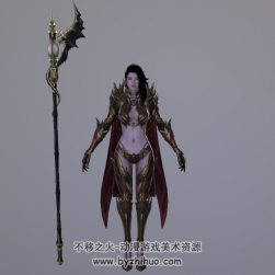 次時代/法師3D模型