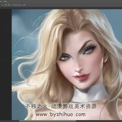 外國大神Sakimi Chan 同人CG插畫視頻教程 附PSD文件和筆刷 04期