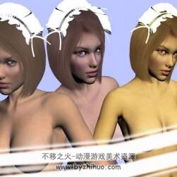 3d人類女體裸高精模型Max格式下載