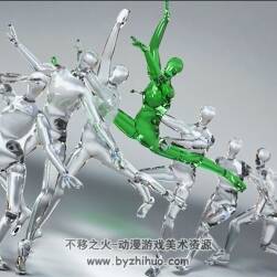 Maya动作捕捉关键帧技术视频教程