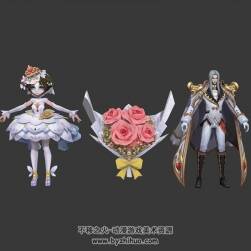 小喬與周瑜 情人角色Max模型