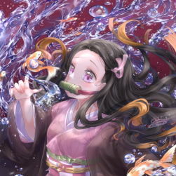 彌豆子 鬼滅之刃女主角高清插畫散圖包 812P
