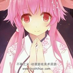 動(dòng)漫未來(lái)日記女主角人物插畫壁紙圖包 109P