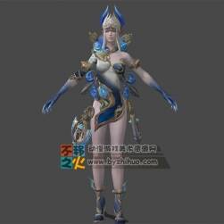 美女 精灵 女法师模型
