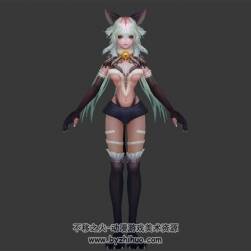 貓女蘿莉 角色Max模型