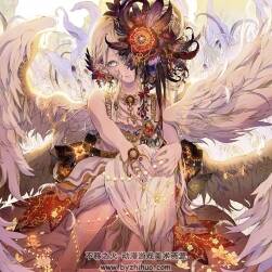月岡月穂 精美华丽插画图集 51P