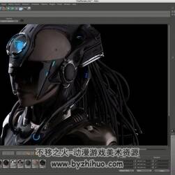 Cinema 4D Arnold概念设计视频教程 科幻角色制作雕刻教学 附源文件