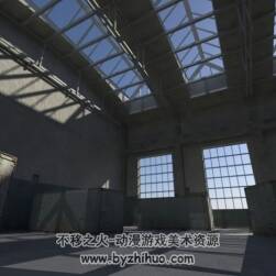 倉庫庫房 車間廠房 寫實3D模型