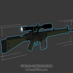 G3/SG1 狙击步枪 游戏模型