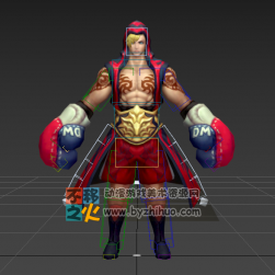 王者荣耀 达摩[拳王] 3D模型 带CS绑定