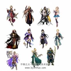 各类东西风格游戏角色无损PSD文件