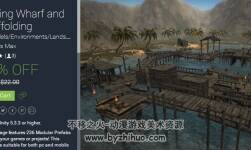unity3d 釣魚碼頭港口場(chǎng)景模型 Fishing Wharf and Scaffolding 1.5