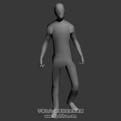 動(dòng)作練習(xí)白模 3D嗎 有綁定和路人動(dòng)作