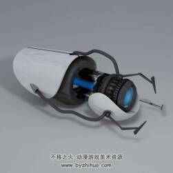 Portal Gun 3D手臂激光枪模型C4D格式下载