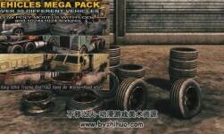 Unity3d 巨型車輛模型 Vehicles Mega Pack 1.1