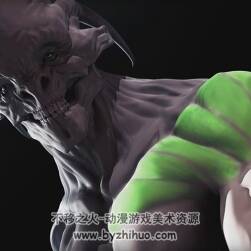ZBrush Mudbox雕刻視頻教程 角色怪物模型雕刻教學(xué) 附源文件