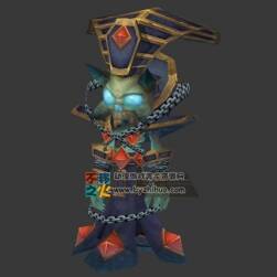小克尔苏加德 Kel Thuzad Baby lich Q版魔兽宠物 3D模型