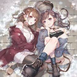 畫師青十紅二次元角色女孩美術(shù)繪畫素材分享賞析 664P