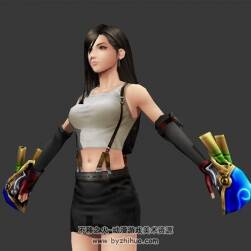 現(xiàn)代女孩拳手3D模型obj格式下載