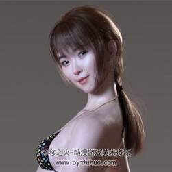 Jing Ho For G8F Daz stdio模型