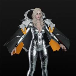 Aphrodite游戲角色人物女3D模型下載 格式Max fbx帶綁定