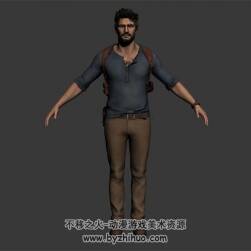 神秘海域男主角 次世代高精3D模型