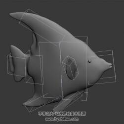 海洋生物龜 熱帶魚 螃蟹 鯊魚帶綁定游動(dòng)動(dòng)作3DMax模型下載