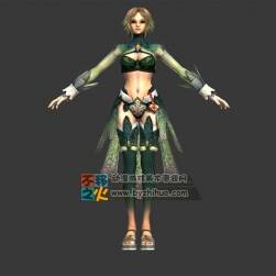 精灵 美女 女法师模型