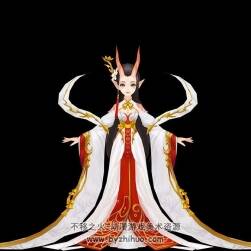 龍女 仙俠玄幻 神話風(fēng)時裝外觀 3D模型