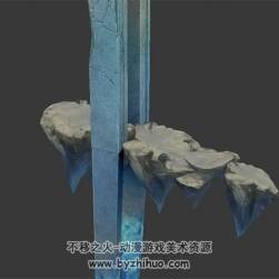 奇幻風(fēng)石橋 3D模型 四角面百度網(wǎng)盤(pán)下載