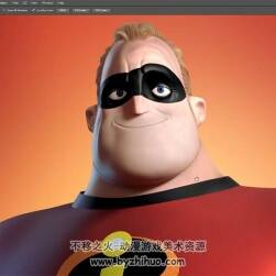 Zbrush MAYA角色制作教學(xué) 超人總動員超人先生高精模制作視頻教程