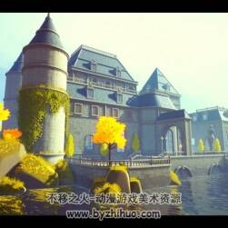 UE4 風(fēng)格化城堡 一套風(fēng)格化的城堡環(huán)境 百度網(wǎng)盤下載