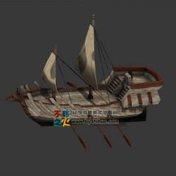 小帆船 Max模型
