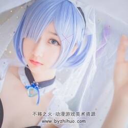 蕾姆泳裝cos妝人體服裝攝影寫真素材參考圖片百度云分享下載 26P