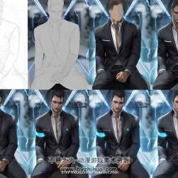 外國大神Sakimi Chan 同人CG插畫繪制視頻教程 附PSD文件 81期