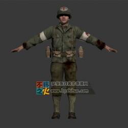 次时代 二战 医疗兵 士兵T-pose模型