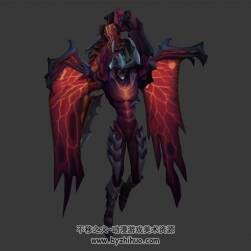 LOL 英雄聯(lián)盟 劍魔 3D模型 有綁定和揮砍動(dòng)作