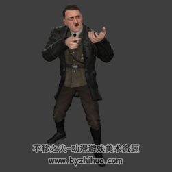 希特勒 游戏角色3D模型分享