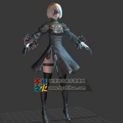 尼尔：机械纪元 二号机型 高精度3D模型