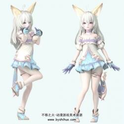 TERA-古典艾琳裝角色3D模型分享