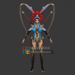 京剧 美女 刀马旦模型