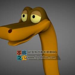 Cartoon snake 卡通蛇（头部） C4D模型