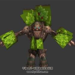樹人怪物 3D模型 有綁定和全套動(dòng)作