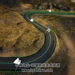 Brushify-Country_Road Pack 道路公路包場(chǎng)景環(huán)境