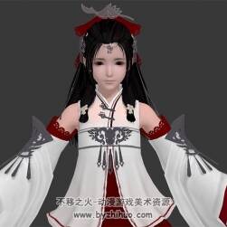 天刀 武侠门派小妹妹 Max模型