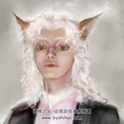 長(zhǎng)毛設(shè)立，臉有參照。