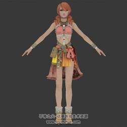 最終幻想 香草 3D模型 高精模