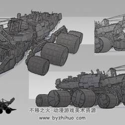 畫師gavin manners 現代奇幻科幻原畫概念設定分享下載 96P